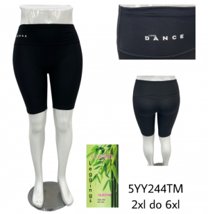 Szorty damskie materiałowe (2XL-6XL) DH15719