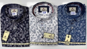 Koszule męskie na krótki rękaw - Tureckie (M-3XL) DH15080