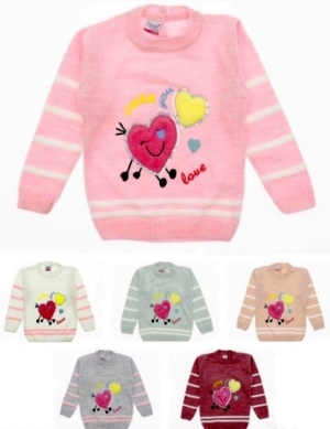Swetry dziewczęce (1-3) TP647