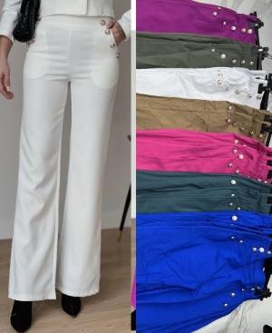 Spodnie materiałowe damskie (S-2XL) TP6426