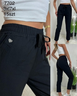 Spodnie materiałowe damskie (3XL-7XL) DH16265