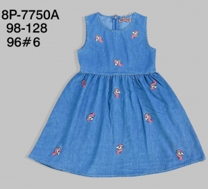 Sukienki dziewczęce bez rękawów (98-128) DH12792