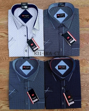 Koszule męskie na krótki rękaw (M-3XL) DH14500
