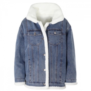 Kurtka damska jeansowa zimowa (S-XL) NG2768