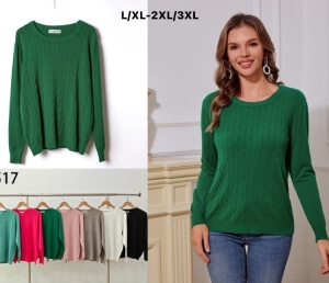 Sweter damski (L-3XL) DH2788