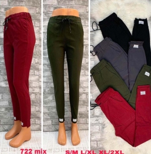 Spodnie welurowe damskie (S-2XL) TP21611