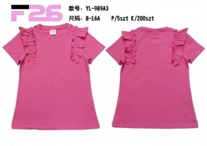 Bluzki dziewczęce na krótki rękaw (8-16 lat) SAM1650