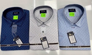 Koszule męskie na krótki rękaw - Tureckie (M-3XL) DH15088