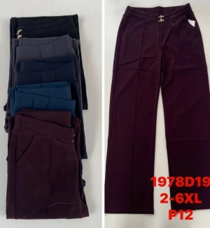 Spodnie materiałowe damskie (2XL-6XL) NG5672