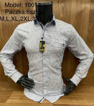 Koszule męskie na długi rękaw - Tureckie (M-3XL) TPA3660