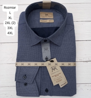Koszule męskie na długi rękaw - Tureckie (L-4XL) DH15987