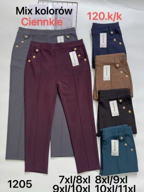 Spodnie materiałowe damskie (8XL-11XL) NG435