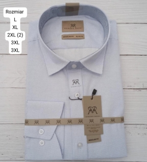 Koszule męskie na długi rękaw - Tureckie (L-4XL) DH16013