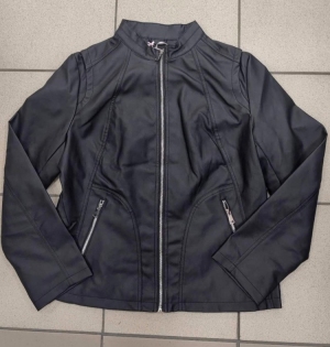 Kurtka damska skórzana jesienna (2XL-5XL) DH3935