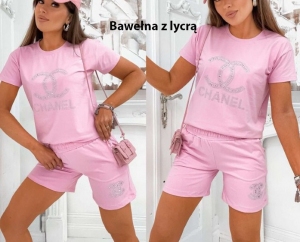 Komplet damski na krótki rękaw (S-XL) SAM1263