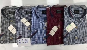 Koszule męskie na krótki rękaw (M-3XL) DH15064