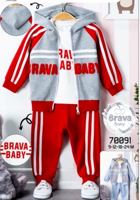 Komplet chłopięce - 3 częściowe (9-24M) DH8049