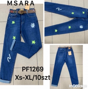 Spodnie jeansowe damskie (XS-XL) TP2371