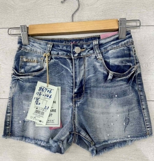 Szorty dziewczęce jeansowe (116-146) TP3955