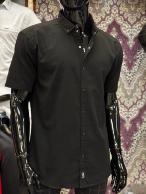 Koszule męskie na krótki rękaw REGULAR - Tureckie (2XL-6XL) DH14793