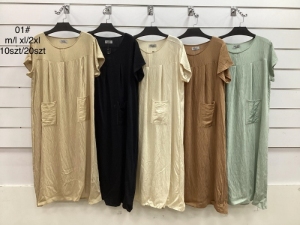 Sukienka damska na krótki rękaw (M-2XL) DH16320