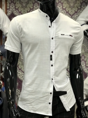 Koszule męskie na krótki rękaw - Tureckie (M-3XL) TP6984