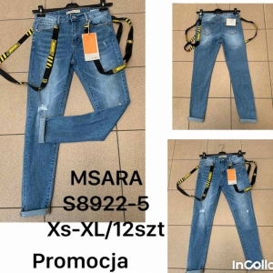 Spodnie jeansowe damskie (XS-XL) TP4078