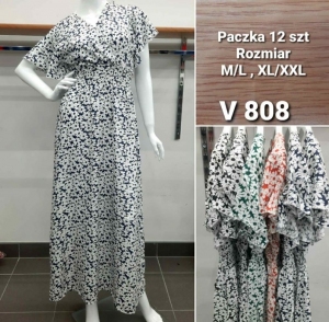 Sukienki damskie krótki rękaw (M/L-XL/2XL) TP16902