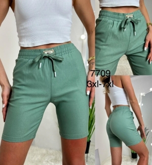 Szorty damskie materiałowe (3XL-7/8XL) DH16529