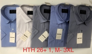 Koszule męskie na krótki rękaw (M-3XL) DH15050