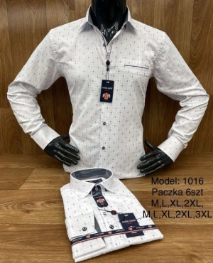 Koszule męskie na długi rękaw - Tureckie (M-3XL) TPA3652