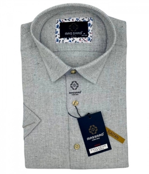 Koszule męskie krótki rękaw - Tureckie (M-2XL) DH19190