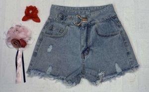 Spodenki dziewczięce jeansowe (4-14 lat) TP6840