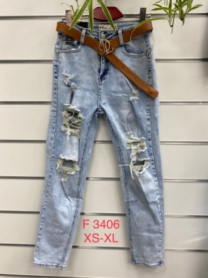 Spodnie jeansowe damskie (XS-XL) TP10406