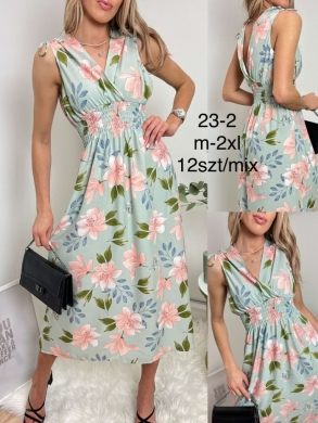 Sukienka damska bez rękawów (M-2XL) DH16298