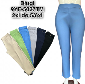 Spodnie materiałowe damskie (2XL-6XL) DH15654