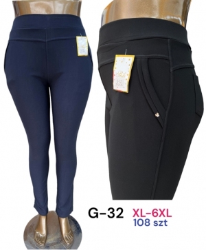 Spodnie materiałowe damskie (XL-6XL) TP4256