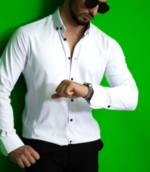 Koszule męskie na długi rękaw - Tureckie (M-3XL) TP6888