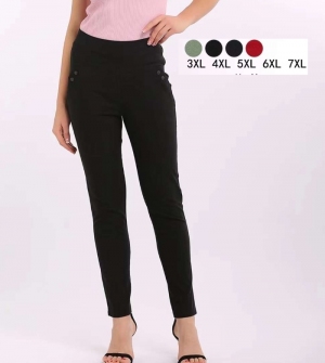 Spodnie materiałowe damskie (3XL-7XL) DH16228