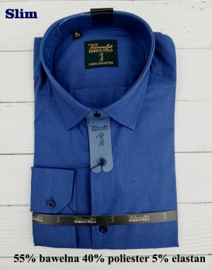 Koszule męskie na długi rękaw SLIM - Tureckie (M-2XL) TP12063