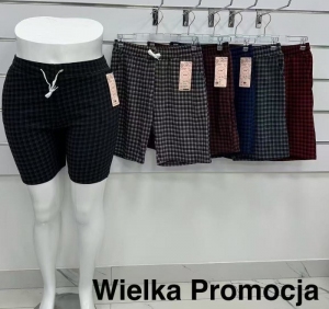 Szorty damskie materiałowe (2XL-6XL) DH13215