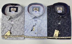 Koszule męskie na krótki rękaw - Tureckie (M-3XL) DH15077