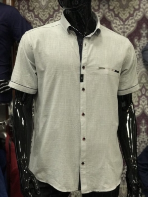 Koszule męskie na krótki rękaw - Tureckie (L-5XL) TPA6119