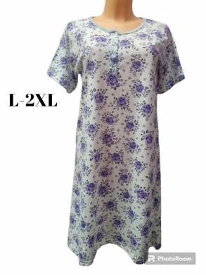 Koszula nocna damska na krótki rękaw (L-2XL) TP4795