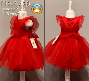 Sukienki wizytowe dla dziewczynki- Tureckie (1-5 lat) TP11909