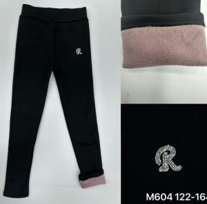 Legginsy dziewczęce ocieplane (122-164) NG3333