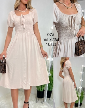 Sukienka damska na krótki rękaw (M-2XL) DH16322