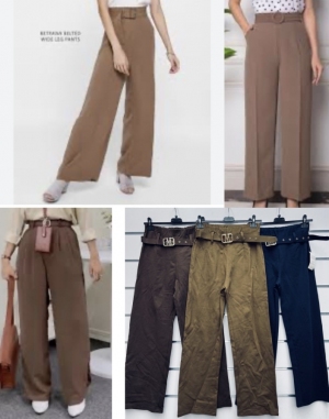 Spodnie materiałowe damskie (S-2XL) TP6429