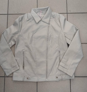Kurtka damska skórzana jesienna (2XL-5XL) DH3927
