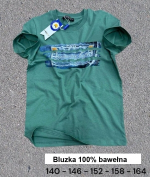 Bluzki chłopięce na krótki rękaw (140-164) DH11654